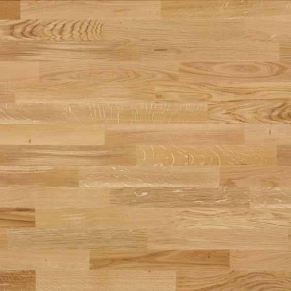 Eiche Kurzstab Ohne Bürstung Klebeparkett naturgeölt ohne Fase